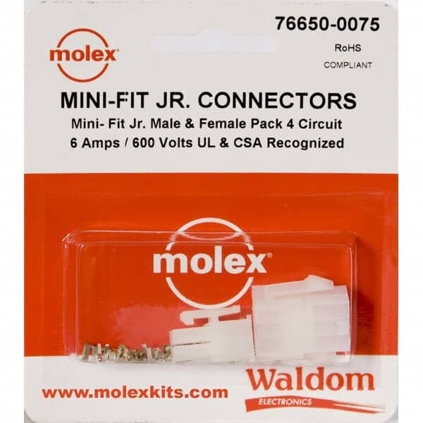 Molex Mx Mini-Fit Conn.4Ckt Plg/R WMF3902PRT - main
